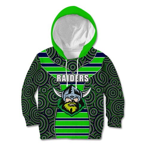 nrl-raiders-kid-hoodie-mix-dot-aboriginal
