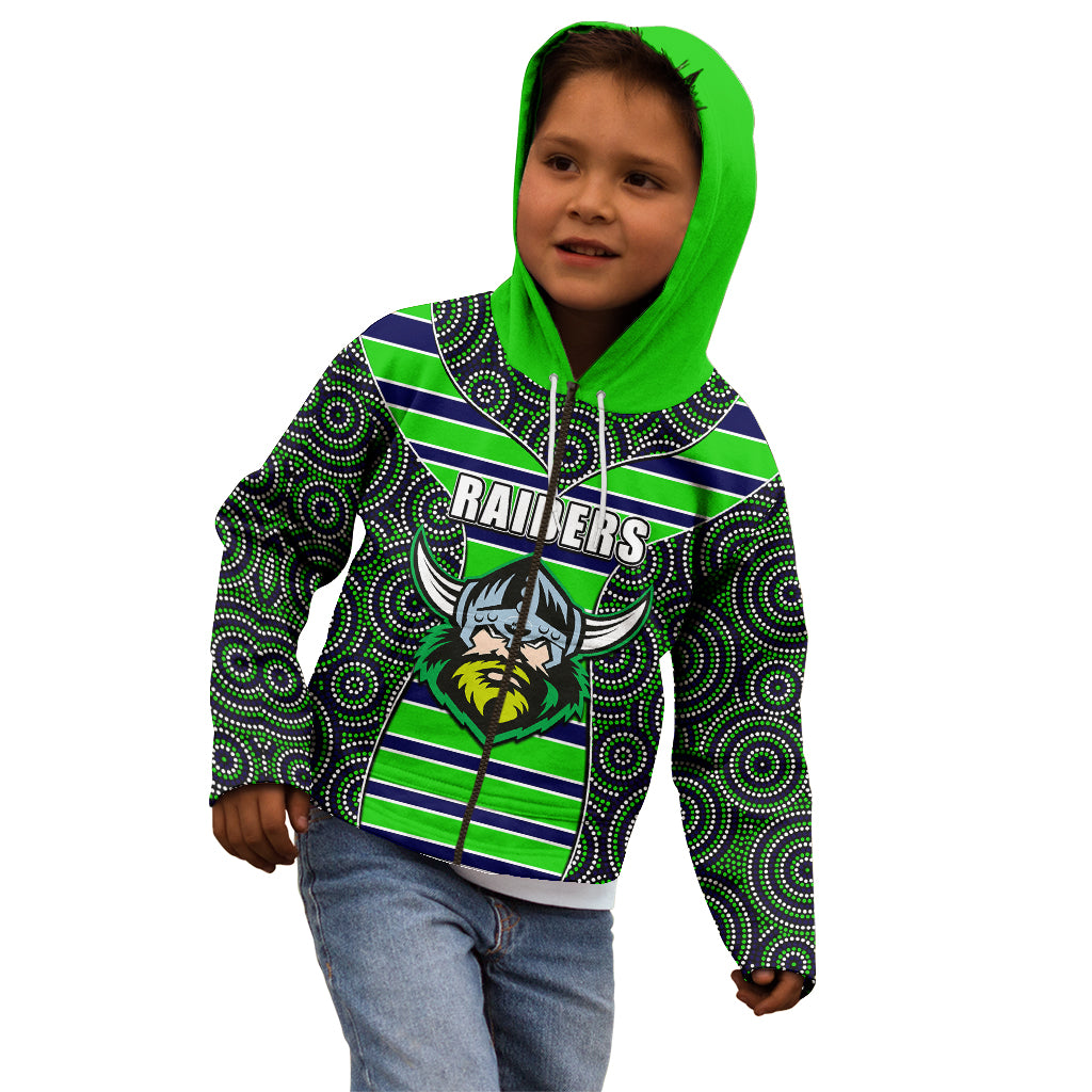 nrl-raiders-kid-hoodie-mix-dot-aboriginal