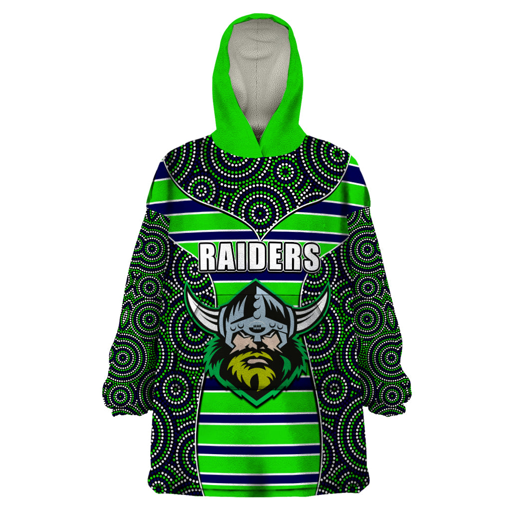 nrl-raiders-wearable-blanket-hoodie-mix-dot-aboriginal