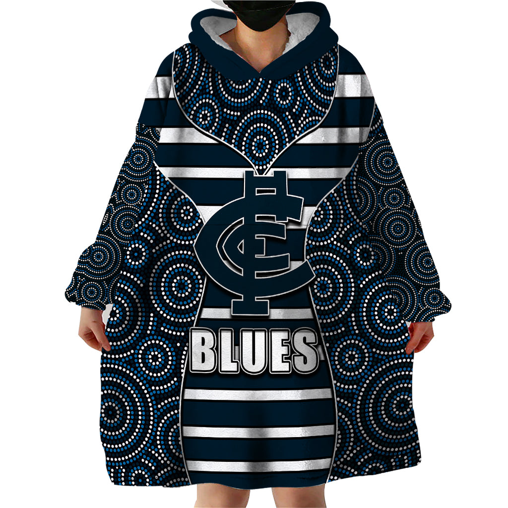 afl-blues-wearable-blanket-hoodie-mix-dot-aboriginal