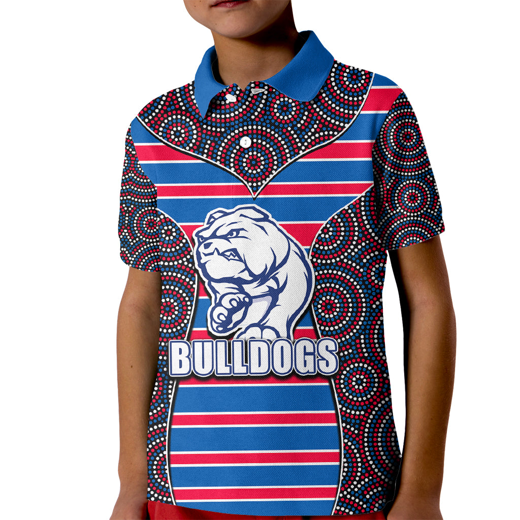 afl-bulldogs-kid-polo-shirt-mix-dot-aboriginal