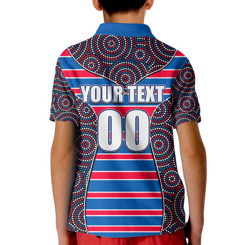 afl-bulldogs-kid-polo-shirt-mix-dot-aboriginal