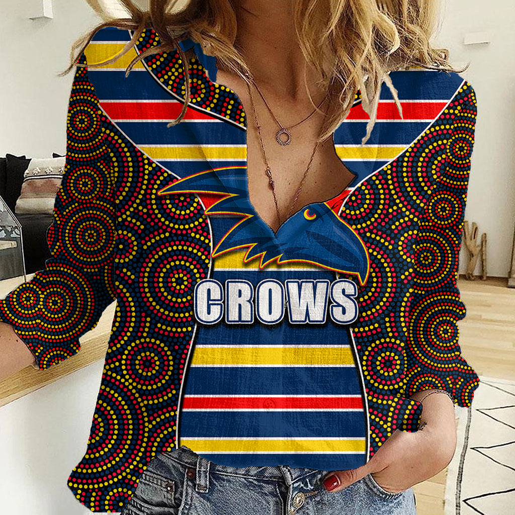afl-crows-women-casual-shirt-mix-dot-aboriginal