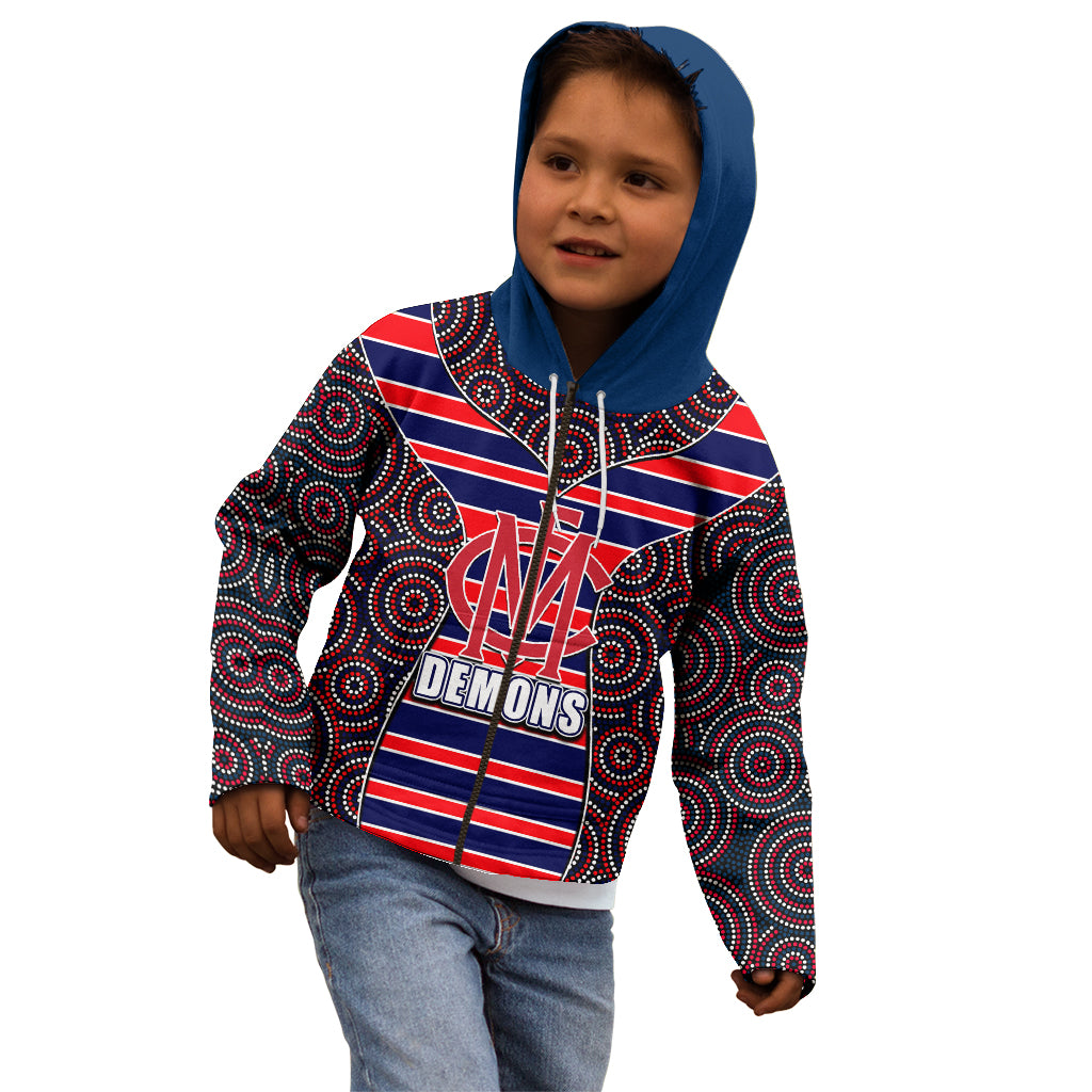 afl-demons-kid-hoodie-mix-dot-aboriginal
