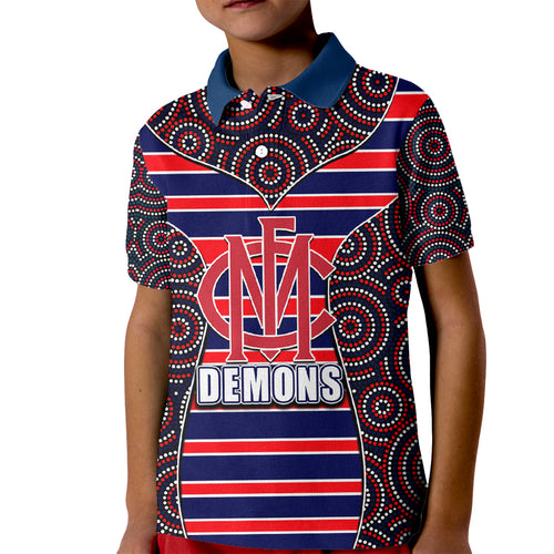afl-demons-kid-polo-shirt-mix-dot-aboriginal