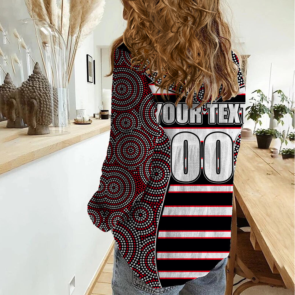 afl-saints-women-casual-shirt-mix-dot-aboriginal