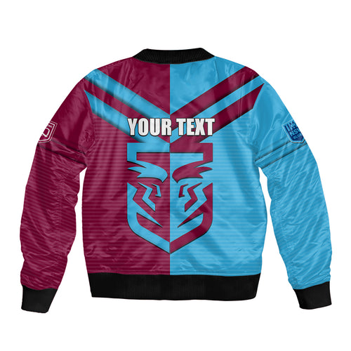custom-nsw-blues-vs-qld-maroon-rugby-sleeve-zip-bomber-jacket