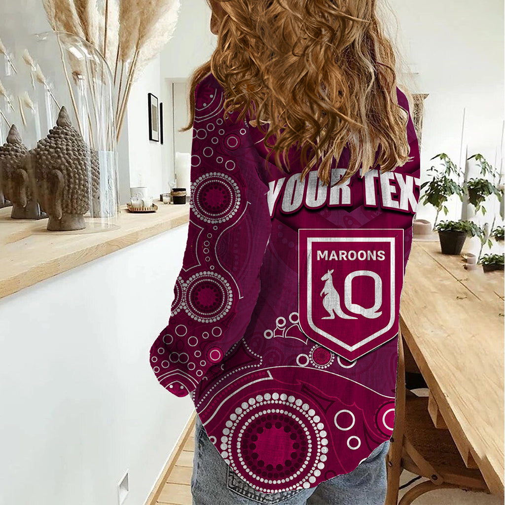 custom-state-of-origin-nsw-blues-vs-qld-maroon-rugby-women-casual-shirt-maroon-style