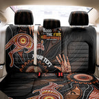 NAIDOC Week 2024 Personalised Back Car Seat Cover Aboriginal Hand Stencils