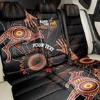 NAIDOC Week 2024 Personalised Back Car Seat Cover Aboriginal Hand Stencils
