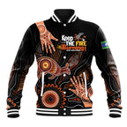NAIDOC Week 2024 Personalised Baseball Jacket Aboriginal Hand Stencils