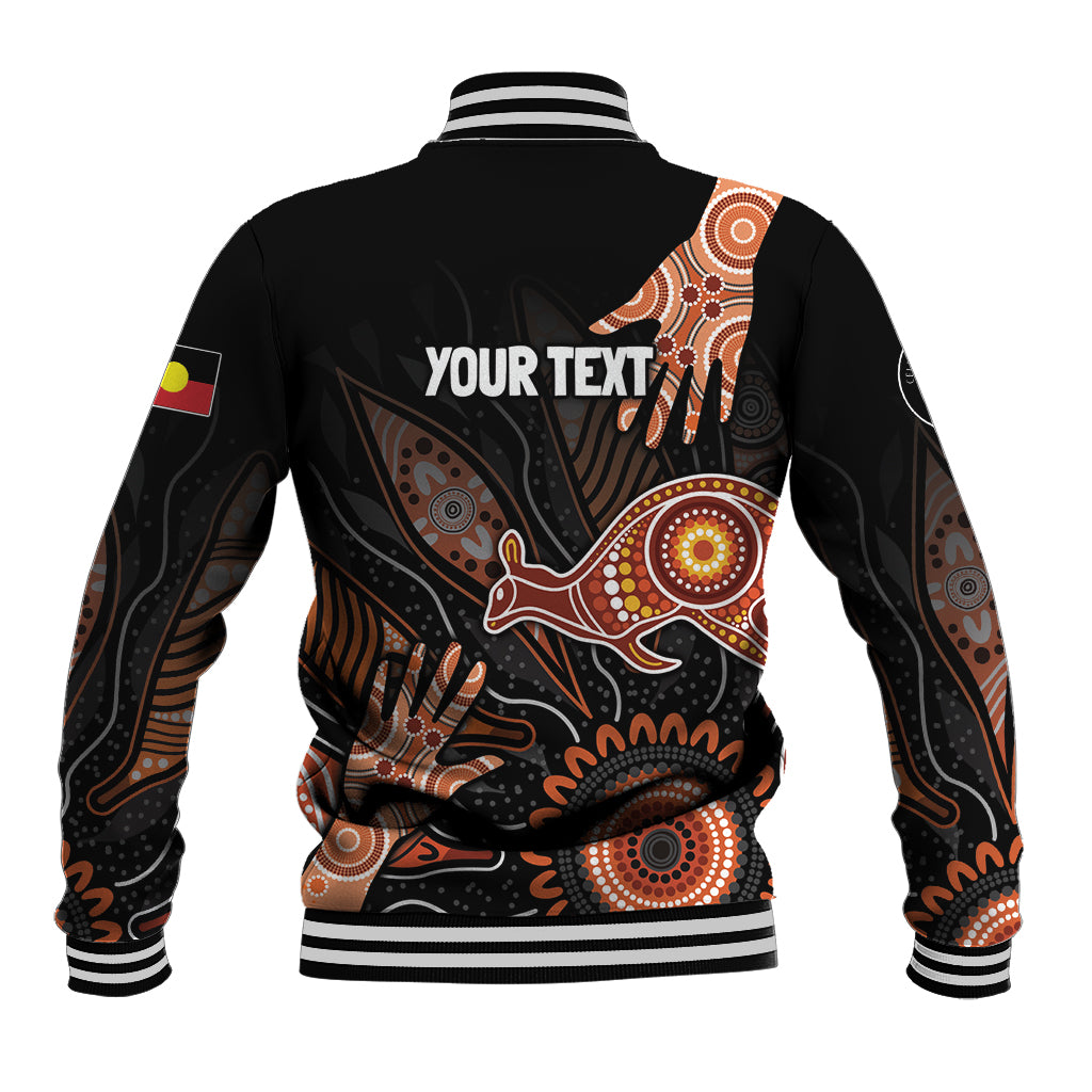 NAIDOC Week 2024 Personalised Baseball Jacket Aboriginal Hand Stencils