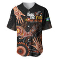 NAIDOC Week 2024 Personalised Baseball Jersey Aboriginal Hand Stencils