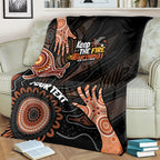 NAIDOC Week 2024 Personalised Blanket Aboriginal Hand Stencils