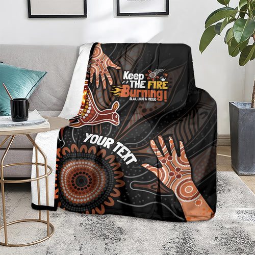 NAIDOC Week 2024 Personalised Blanket Aboriginal Hand Stencils