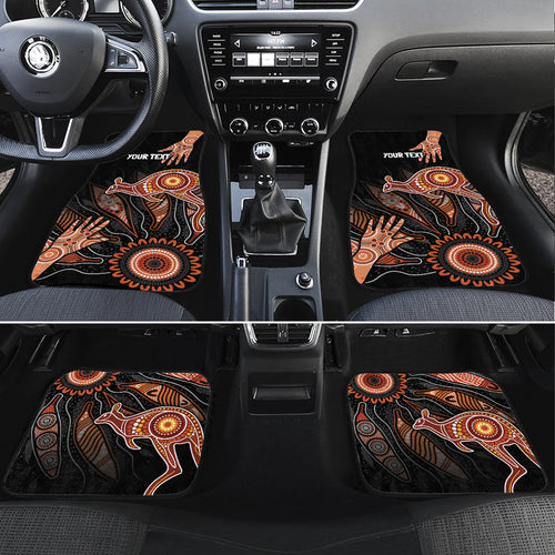 NAIDOC Week 2024 Personalised Car Mats Aboriginal Hand Stencils