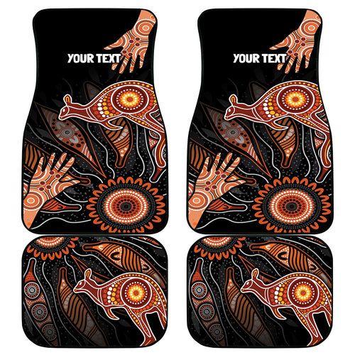 NAIDOC Week 2024 Personalised Car Mats Aboriginal Hand Stencils