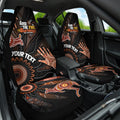 NAIDOC Week 2024 Personalised Car Seat Cover Aboriginal Hand Stencils
