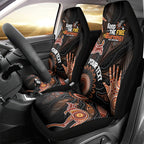 NAIDOC Week 2024 Personalised Car Seat Cover Aboriginal Hand Stencils