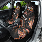 NAIDOC Week 2024 Personalised Car Seat Cover Aboriginal Hand Stencils