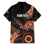 NAIDOC Week 2024 Personalised Family Matching Long Sleeve Bodycon Dress and Hawaiian Shirt Aboriginal Hand Stencils