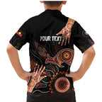 NAIDOC Week 2024 Personalised Family Matching Mermaid Dress and Hawaiian Shirt Aboriginal Hand Stencils