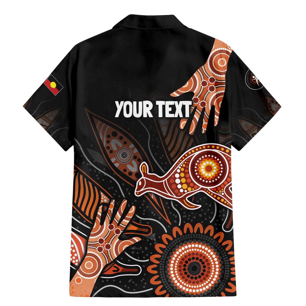 NAIDOC Week 2024 Personalised Family Matching Mermaid Dress and Hawaiian Shirt Aboriginal Hand Stencils