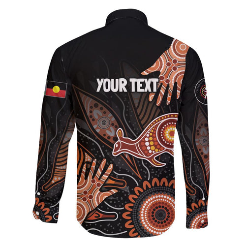NAIDOC Week 2024 Personalised Family Matching Mermaid Dress and Hawaiian Shirt Aboriginal Hand Stencils