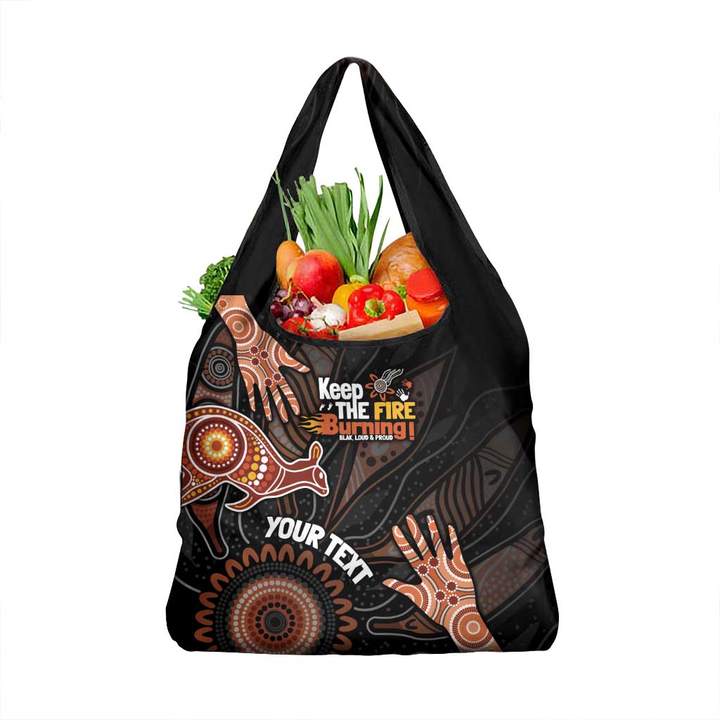 NAIDOC Week 2024 Personalised Grocery Bag Aboriginal Hand Stencils