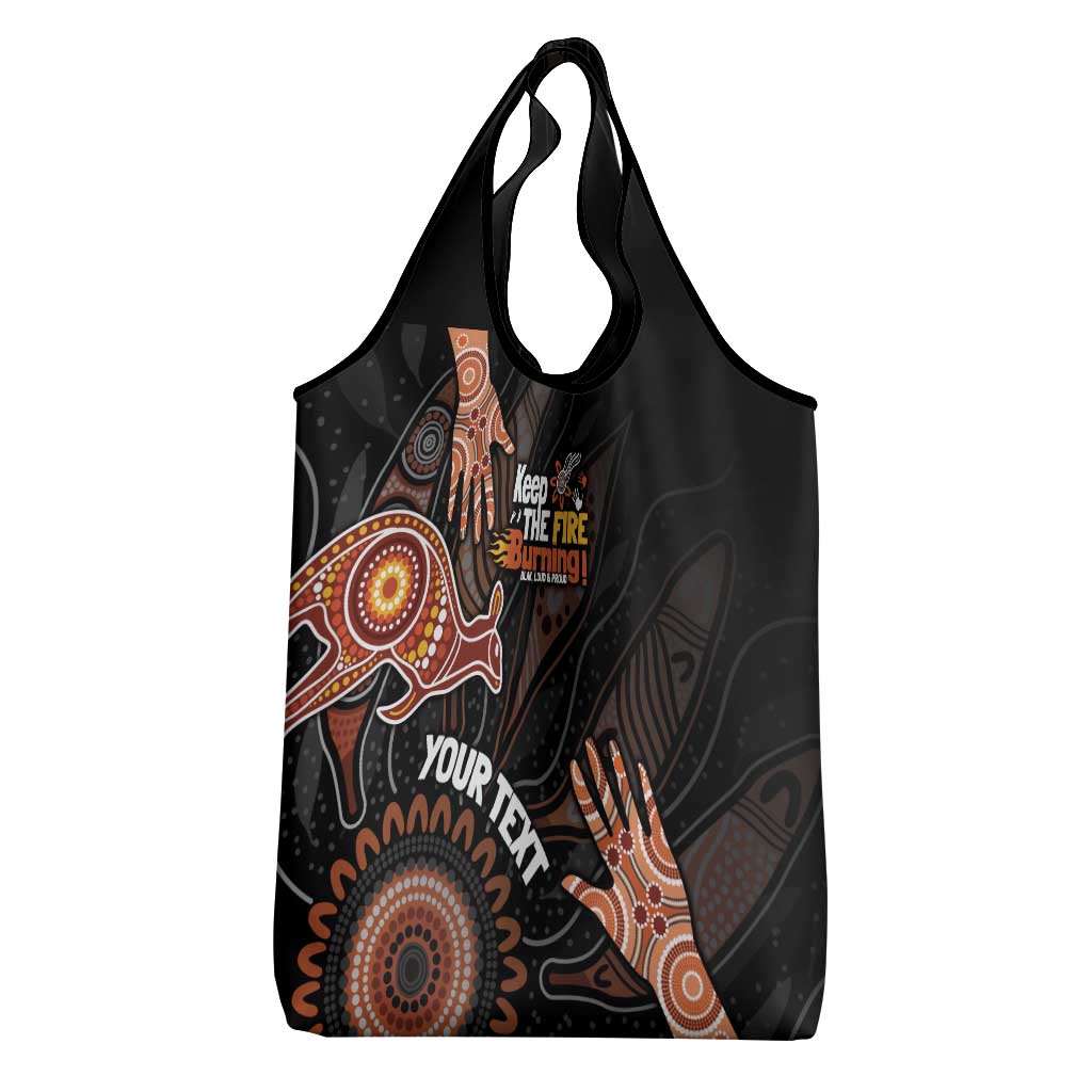 NAIDOC Week 2024 Personalised Grocery Bag Aboriginal Hand Stencils