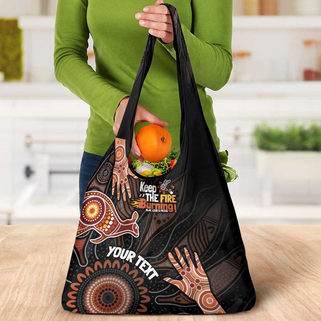 NAIDOC Week 2024 Personalised Grocery Bag Aboriginal Hand Stencils
