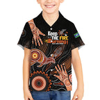 NAIDOC Week 2024 Personalised Hawaiian Shirt Aboriginal Hand Stencils