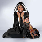 NAIDOC Week 2024 Personalised Hooded Blanket Aboriginal Hand Stencils