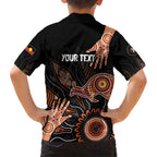NAIDOC Week 2024 Personalised Kid Hawaiian Shirt Aboriginal Hand Stencils