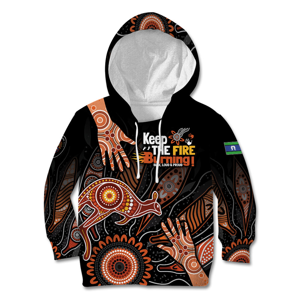 NAIDOC Week 2024 Personalised Kid Hoodie Aboriginal Hand Stencils