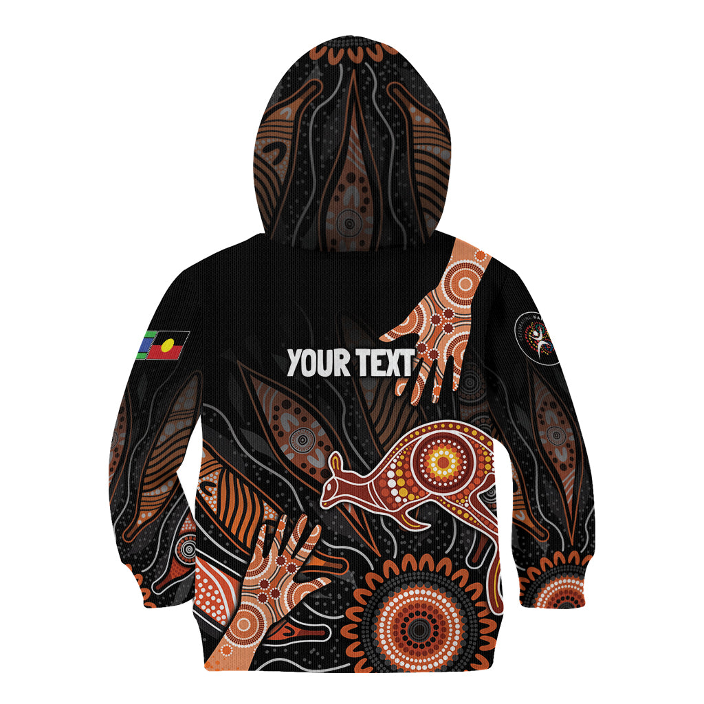 NAIDOC Week 2024 Personalised Kid Hoodie Aboriginal Hand Stencils