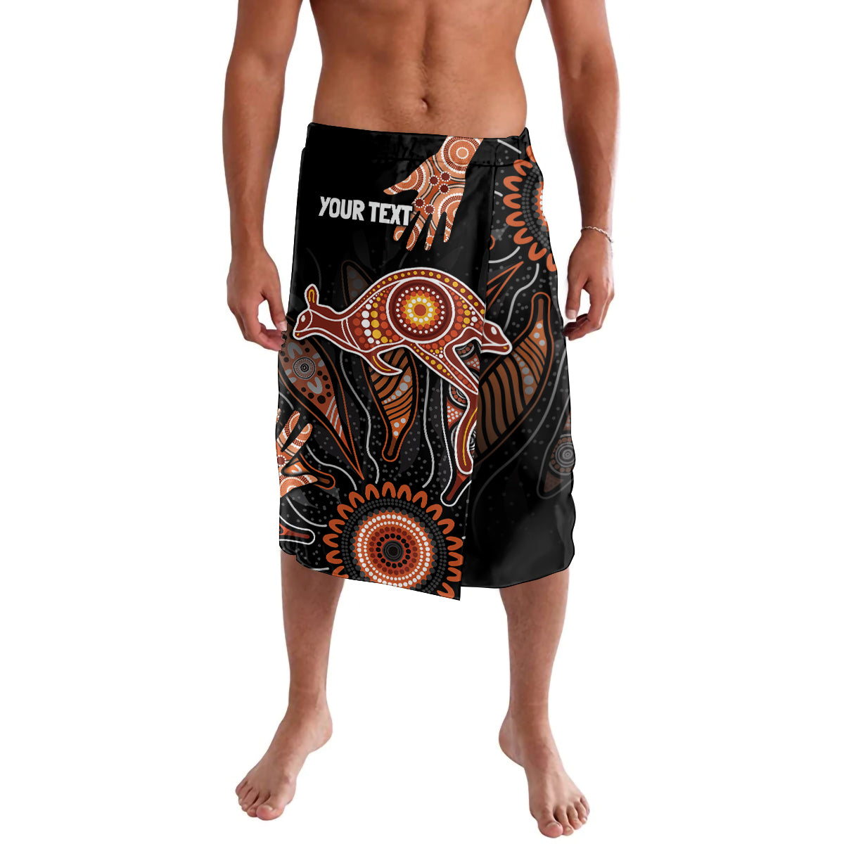 NAIDOC Week 2024 Personalised Lavalava Aboriginal Hand Stencils