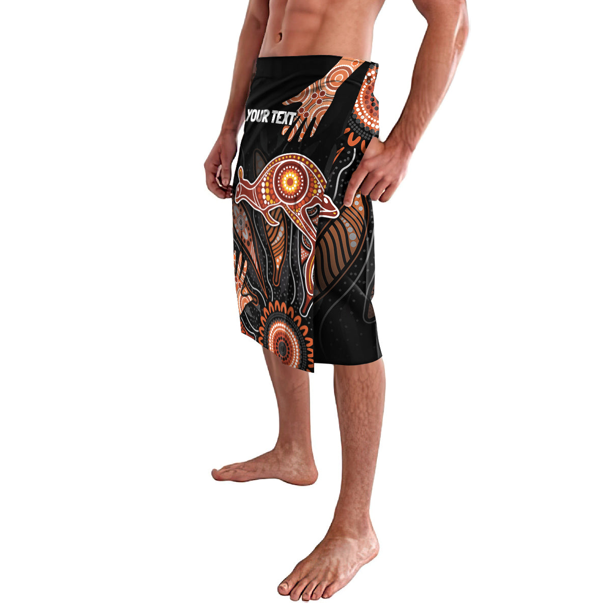NAIDOC Week 2024 Personalised Lavalava Aboriginal Hand Stencils
