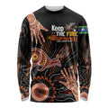NAIDOC Week 2024 Personalised Long Sleeve Shirt Aboriginal Hand Stencils