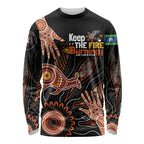 NAIDOC Week 2024 Personalised Long Sleeve Shirt Aboriginal Hand Stencils