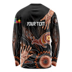 NAIDOC Week 2024 Personalised Long Sleeve Shirt Aboriginal Hand Stencils