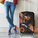 NAIDOC Week 2024 Personalised Luggage Cover Aboriginal Hand Stencils