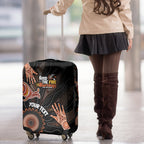 NAIDOC Week 2024 Personalised Luggage Cover Aboriginal Hand Stencils