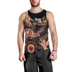 NAIDOC Week 2024 Personalised Men Tank Top Aboriginal Hand Stencils