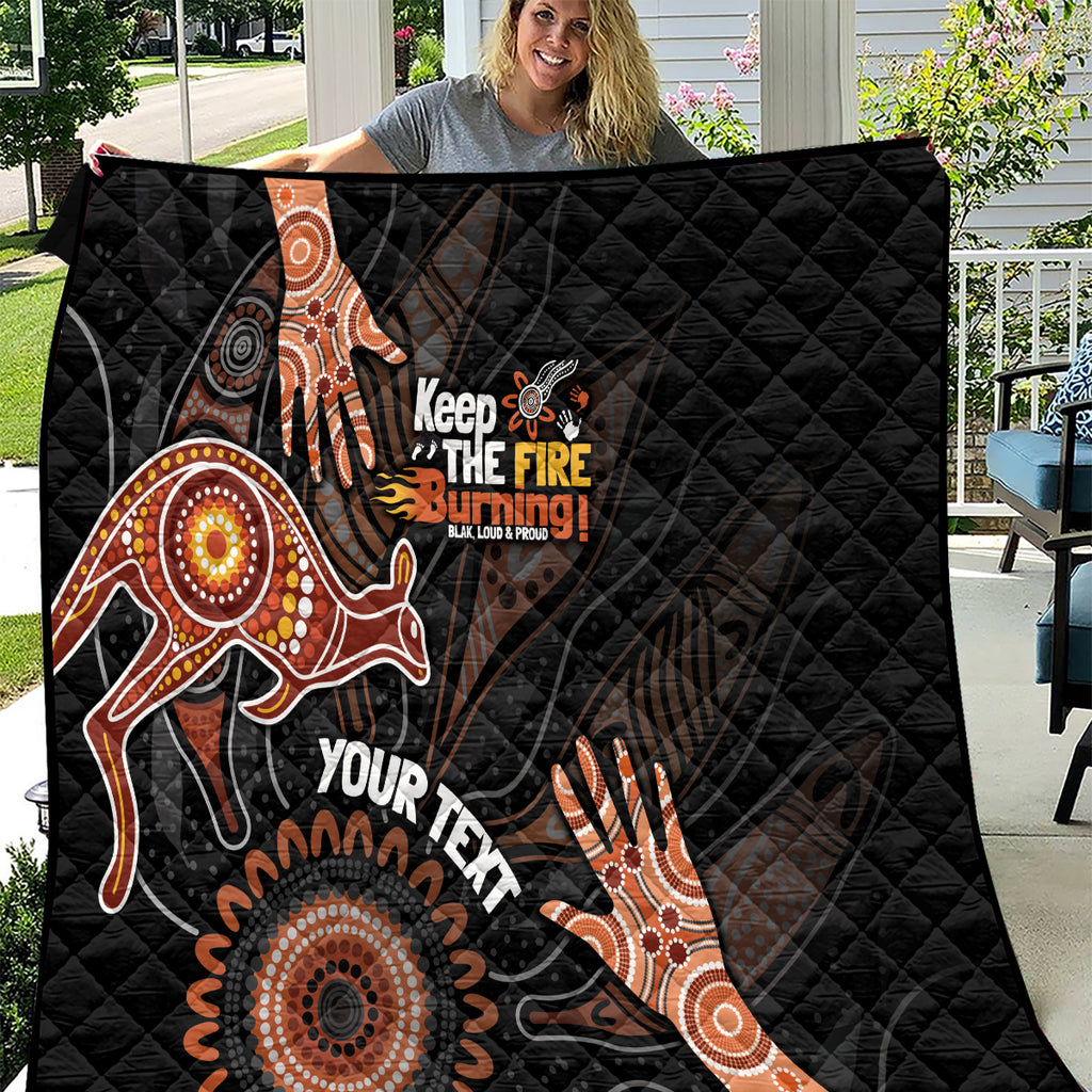 NAIDOC Week 2024 Personalised Quilt Aboriginal Hand Stencils