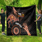 NAIDOC Week 2024 Personalised Quilt Aboriginal Hand Stencils