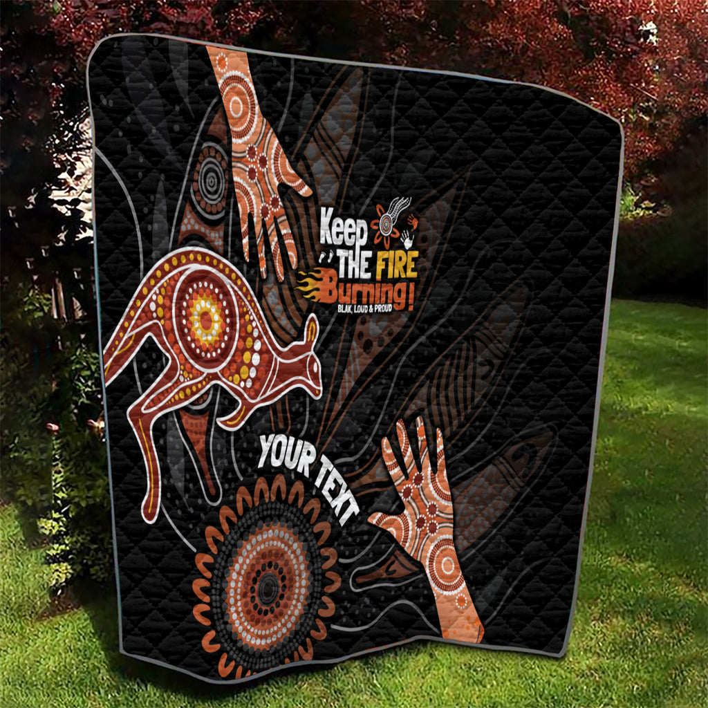 NAIDOC Week 2024 Personalised Quilt Aboriginal Hand Stencils