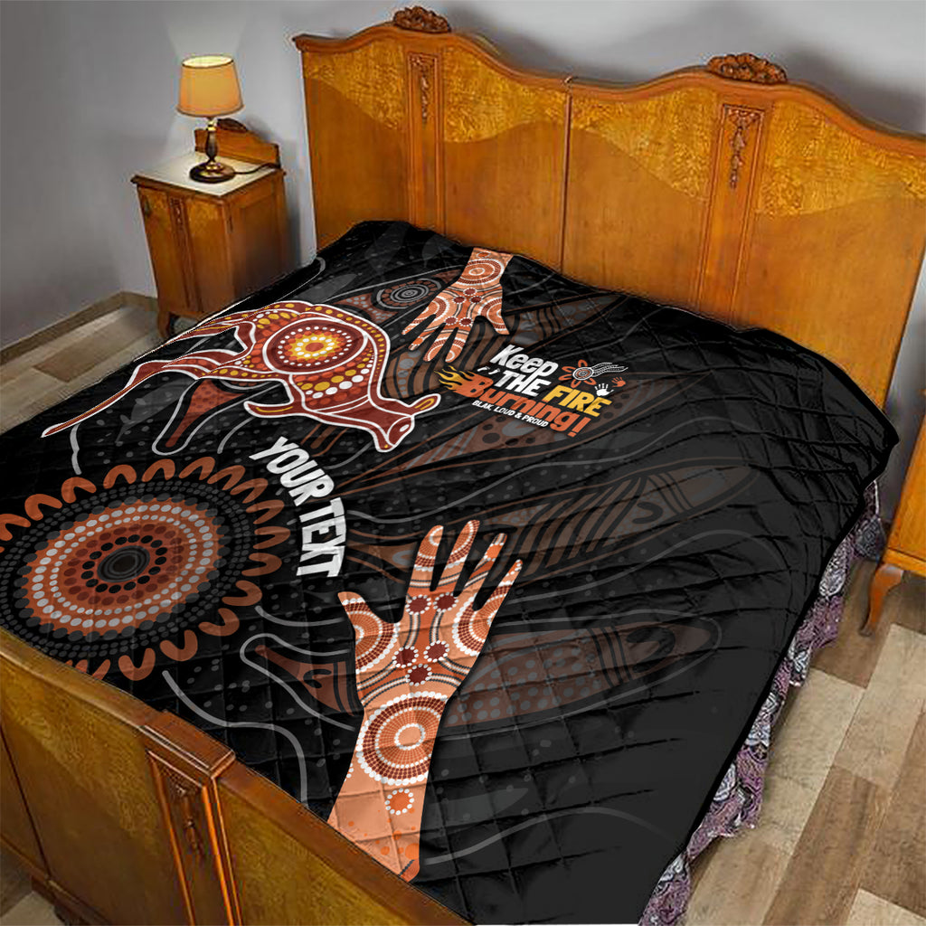NAIDOC Week 2024 Personalised Quilt Aboriginal Hand Stencils