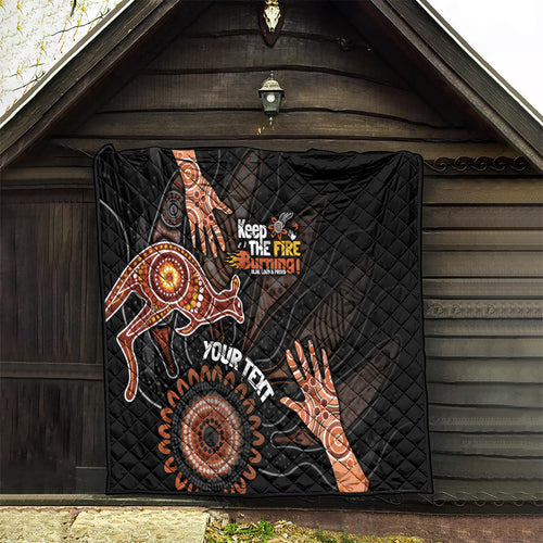 NAIDOC Week 2024 Personalised Quilt Aboriginal Hand Stencils