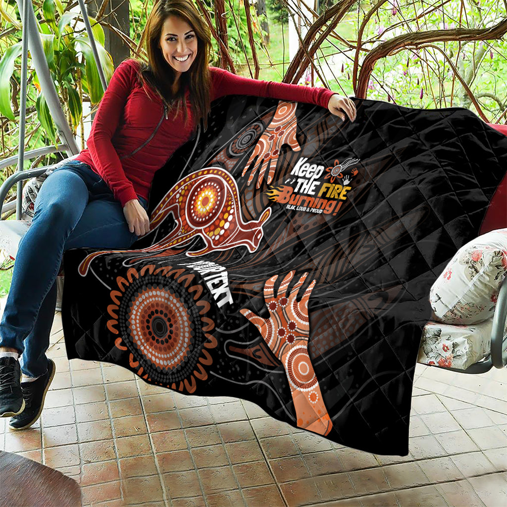 NAIDOC Week 2024 Personalised Quilt Aboriginal Hand Stencils